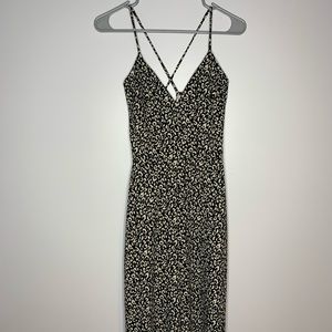 Leopard jumpsuit.